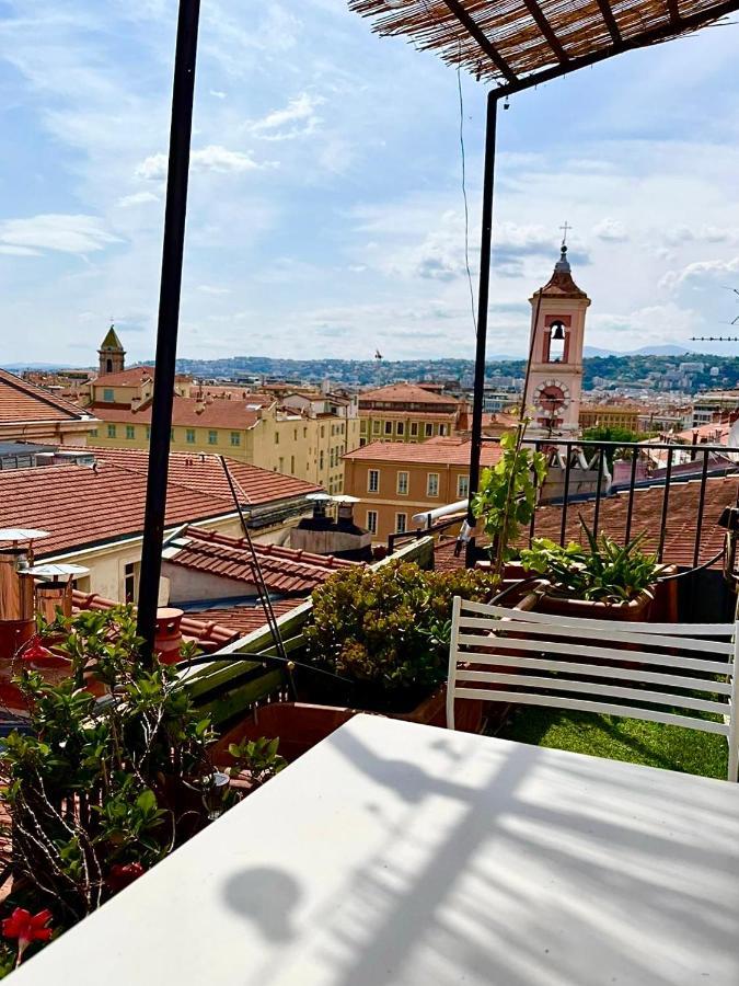 Cosy Penthouse Old Town Sea View Little Terraces Air Conditionned Nice Exterior photo